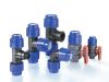 PP Compression Fittings Plastic PE Pipe Fittings For Irrigation System