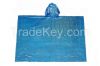 R-1037 BLUE PE DISPOSABLE RAIN WATERPROOF PONCHO