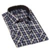 Top quality long slevee 100% cotton wholesale check shirt for business man