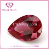 Pear shape ruby gemsto...