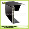 Black anodized 6063t5 extrusion aluminum profile