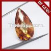 Best selling new product lab created pear shape cubic zirconia gemstone