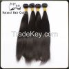 2015 hot sell unprocessed brazilian virgin remy silky straight human hair