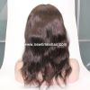 silk lace base human hair pieces