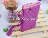 Luxury Wallet Diamond Plaid Purse Case Cover With Slots for Apple iPhone 6 Plus (5.5)