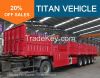 TITAN 40 ton Flatbed Dropside Trailer with Sidewall