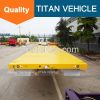 TITAN Tri Axle 40 ton 60ton Flat Bed Trailer for carrying 40ft contain