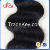 No chemical process cheap peruvian human hair fashion new 8a body wave hair with natural black color