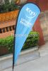 double printing feather flag, feather banner, bow flag , bow banner