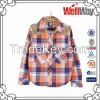 cotton lady plaid shirt