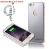 LETSVIEW New Qi Wireless Charging Receiver Adapter TPU + PC Back Battery Cover Protection Phone Case for Apple iPhone 5S/5G/6/6 Plus 5.5&quot; Build in Wireless Charger Coil Card Module