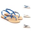 2015 Fashion Ladies Shoes Flat Fancy Women Party Dress Sandals 44GJ10