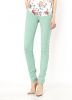 2015 Women Ladies Skinny Pencil Stretch Colour Long Pants Trousers 3030 