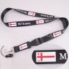 Fashionable mobile phone neck lanyard, printed polyester custom lanyard