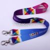 Fashionable mobile phone neck lanyard, printed polyester custom lanyard