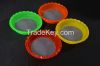 Plastic flour strainer