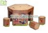 Eco Corrugated Cardboard Furniture Table and seats