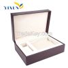 High quality new type customized leather cover wooden watch box