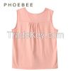 Pink Children Cotton Sleeveless T-Shirt