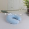 U shape memory foam pillow neck speaker pillow/inflatable pillow/funny pillow