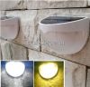 Solar Power powered Saving Efficient Bright 6LED Fence Gutter Garden Yard Wall Path Outdoor Light Lamp