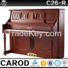 red walnut piano ebony...