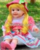 24 inch Hot sale real live baby dolls, christmas baby doll, cheap girl gift