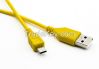 Fabric braided mobile phone micro usb cable 10 colors 1m2m3m