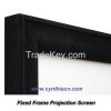 Cynthia PVC Fabric Fixed Frame Projection Screens