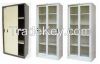 Sliding Glass Doors Metal Filing Cabinet Steel Storagre Cupboard