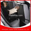 car kick mat Kick Back Mats for the Back Seat of the Car all black 46*60cm with mesh pocket