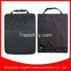 car kick mat Kick Back Mats for the Back Seat of the Car all black 46*60cm with mesh pocket