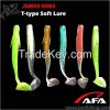 Wholesale Top Quality cheap Chinese fishing tackle soft plastic grub f