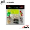 35 Worm Soft Lure Baits Small 10 Lead Head Jig Hook Soft Lure Set Fish