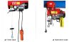 12V Small Size Electric Hoist with Double Hooks mini Hoist Crane 500kg