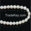 16 inches 5-6mm White Rice Shaped Freshwater Pearls Loose Strand