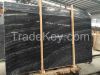 zebra black wood marble honed polish slab, tile