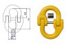 G80 Drop Forged Alloy Steel Chain Sling Connecting Link 35CrMo