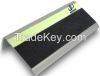 Glow in the dark removable carborundum tape anti-skid metal base stair nosing for tile