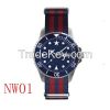 European Popular Fashion Simple Nice Design Quartz Watch Nato Nylon Strap