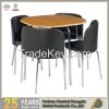 wrought iron wood dini...