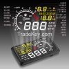 New X3 Car HUD Head Up Display System OBD2 dispaly speed with built-in ELM327 Bluetooth Version