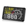 New X3 Car HUD Head Up Display System OBD2 dispaly speed with built-in ELM327 Bluetooth Version