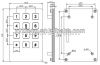 custom-made control panel membrane switch keypad