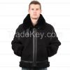 B3 Jacket air shearling Bomber Fur Vintage military pilot men World a