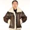 B3 Jacket air shearling Bomber Fur Vintage military pilot men World a