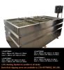 2.4m 8foot CE stainless steel hydrographic water transfer printing tank with automatic dipping arm for hydrographics films