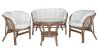 Bahama Rattan Living Set