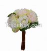 artificial 8-Head Bridal Rose Bush,qrtificial bouquet for marriage