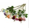 64CM high artificial funeral flower single long stem rose for decoration flower 